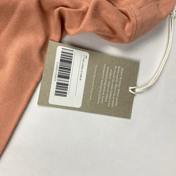 NWT Everlane Supima Scoop Back Long Sleeve Shirt Women's Size XL - Picture 7 of 14